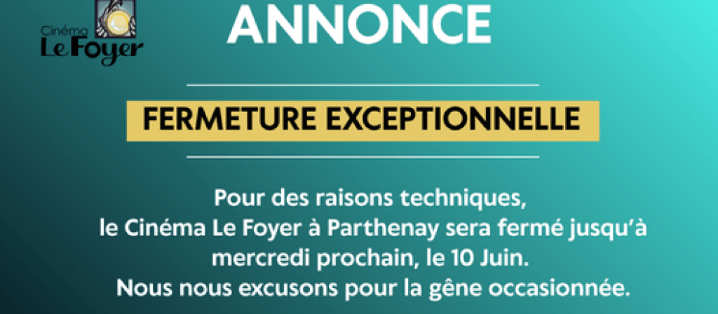 actualité Fermeture